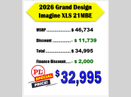 New 2026 Grand Design Imagine XLS 21MBE image