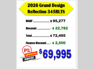 New 2026 Grand Design Reflection 345RLTS image