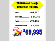 New 2026 Grand Design Reflection 303RLS image