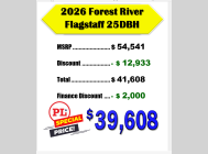 New 2026 Forest River RV Flagstaff Micro Lite 25DBH image