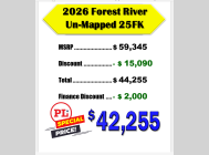 New 2026 Forest River RV Un-Mapped 25FK image