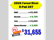 New 2026 Forest River RV R Pod RP-207 image