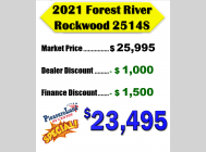 Used 2021 Forest River RV Rockwood Mini Lite 2514S image