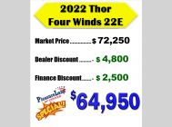 Used 2022 Thor Motor Coach Four Winds 22E image
