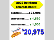 Used 2022 Dutchmen RV Colorado 26BHC image