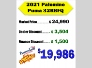 Used 2021 Palomino Puma 32RBFQ image
