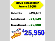 Used 2022 Forest River RV Aurora 29QBS image