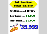 Used 2021 CrossRoads RV Sunset Trail SS331BH image