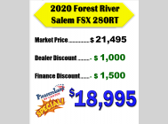 Used 2020 Forest River RV Salem FSX 280RT image