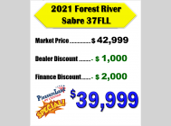Used 2021 Forest River RV Sabre 37FLL image