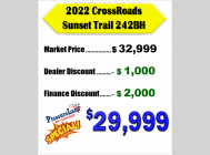 Used 2022 CrossRoads RV Sunset Trail SS242BH image