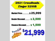 Used 2021 CrossRoads RV Zinger ZR328SB image
