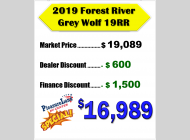 Used 2019 Forest River RV Cherokee Grey Wolf 19RR image