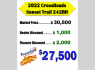 Used 2022 CrossRoads RV Sunset Trail SS242BH image