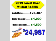 Used 2019 Forest River RV Wildcat 343BIK image