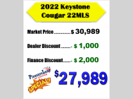 Used 2022 Keystone RV Cougar Half-Ton 22MLS image