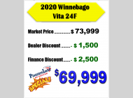 Used 2020 Winnebago Vita 24F image