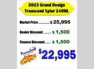 Used 2023 Grand Design Transcend Xplor 240ML image