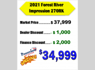 Used 2021 Forest River RV Impression 270RK image
