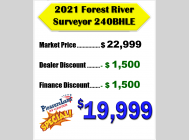 Used 2021 Forest River RV Surveyor Legend 240BHLE image