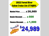 Used 2022 Forest River RV Salem Cruise Lite 273QBXL image