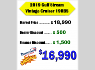 Used 2019 Gulf Stream RV Vintage Cruiser 19RBS image