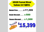 Used 2020 Forest River RV Salem Cruise Lite 241QBXL image