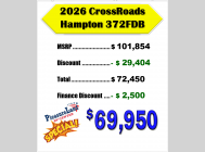 New 2026 CrossRoads RV Hampton 372FDB image