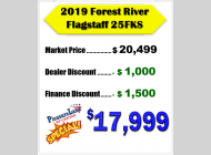 Used 2019 Forest River RV Flagstaff Micro Lite 25FKS image