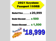 Used 2021 Keystone RV Passport 189RB SL Series image