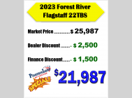 Used 2023 Forest River RV Flagstaff Micro Lite 22TBS image