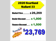 Used 2020 Heartland Mallard 33 image