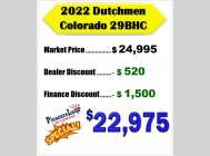 Used 2022 Dutchmen RV Colorado 29BHC image
