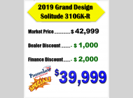 Used 2019 Grand Design Solitude 310GK R image