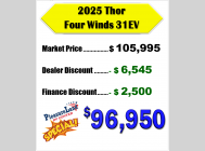 Used 2025 Thor Motor Coach Four Winds 31EV image