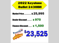 Used 2022 Keystone RV Bullet Crossfire 2430BH image