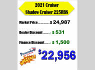 Used 2021 Cruiser Shadow Cruiser 225RBS image