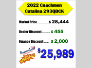 Used 2022 Coachmen RV Catalina Legacy 293QBCK image