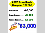 Used 2025 CrossRoads RV Hampton HP372FDB image