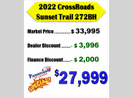 Used 2022 CrossRoads RV Sunset Trail SS272BH image