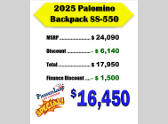 New 2025 Palomino Backpack Edition SS-550 image