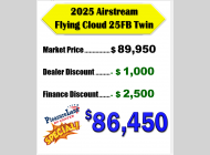 Used 2025 Airstream Flying Cloud 25FB Twin image