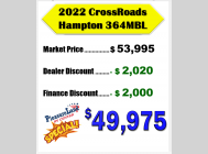 Used 2022 CrossRoads RV Hampton HP364MBL image