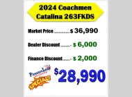 Used 2024 Coachmen RV Catalina Legacy Edition 263FKDS image