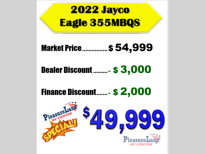 2022 Jayco eagle 355mbqs