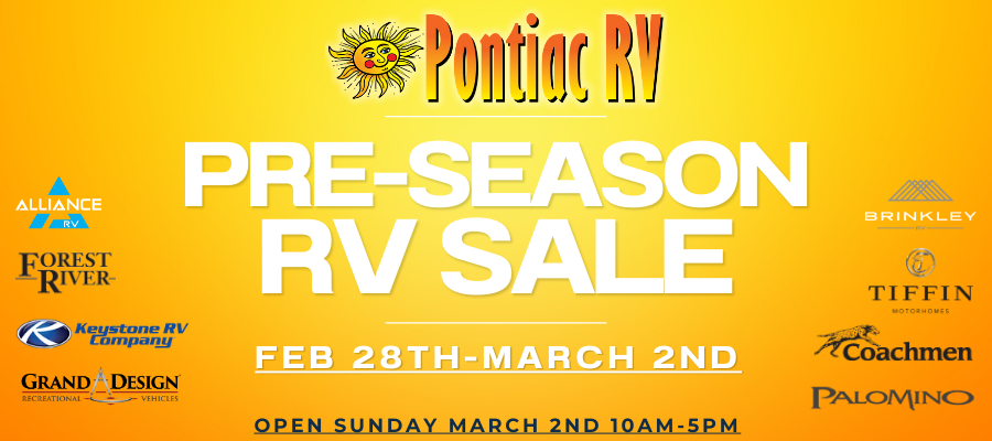 PRE-SEASON RV SALE