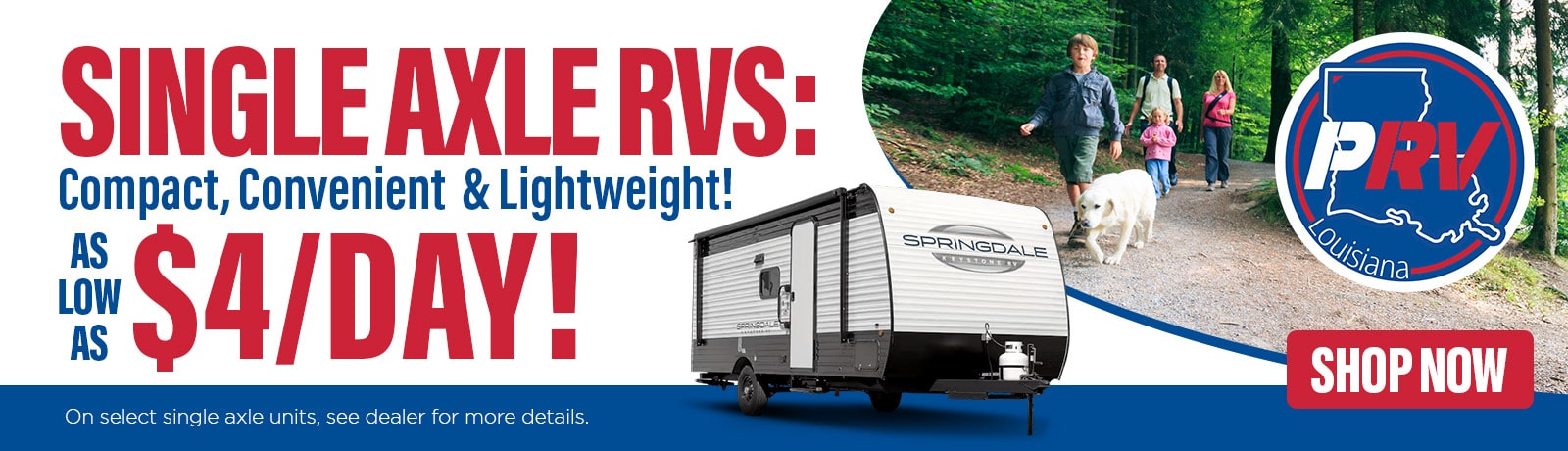 Single Axles August Sales event