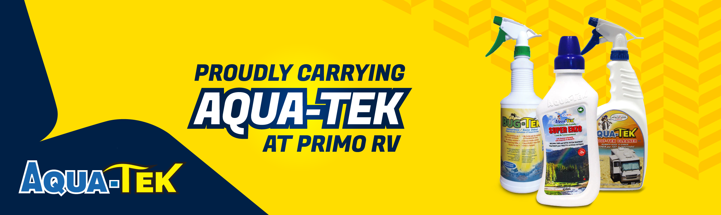 Aqua-tek products at Primo RV