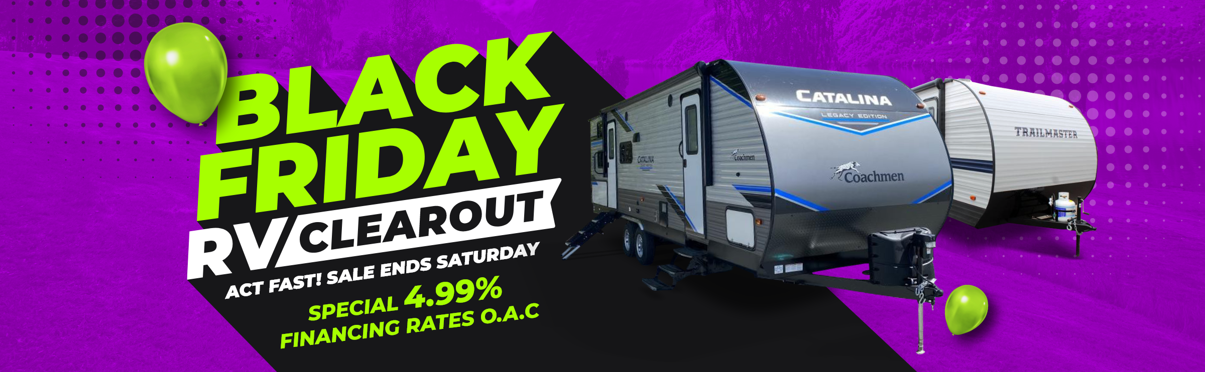 Black Friday RV Clearout