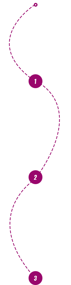 curved dashed lines